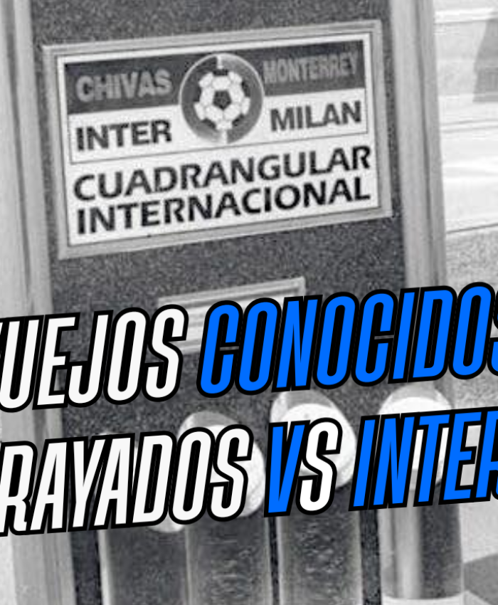 RECUERDO INOLVIDABLE. RAYADOS VS INTER