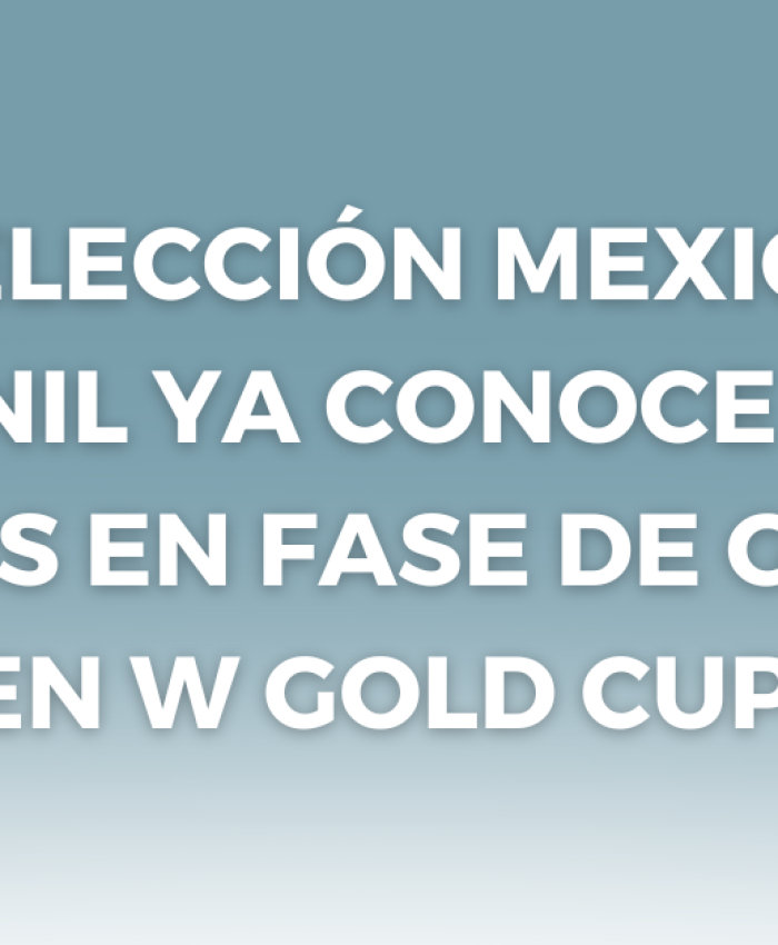 ¡DEFINIDOS LOS GRUPOS PARA DISPUTAR LA COPA ORO W 2024!