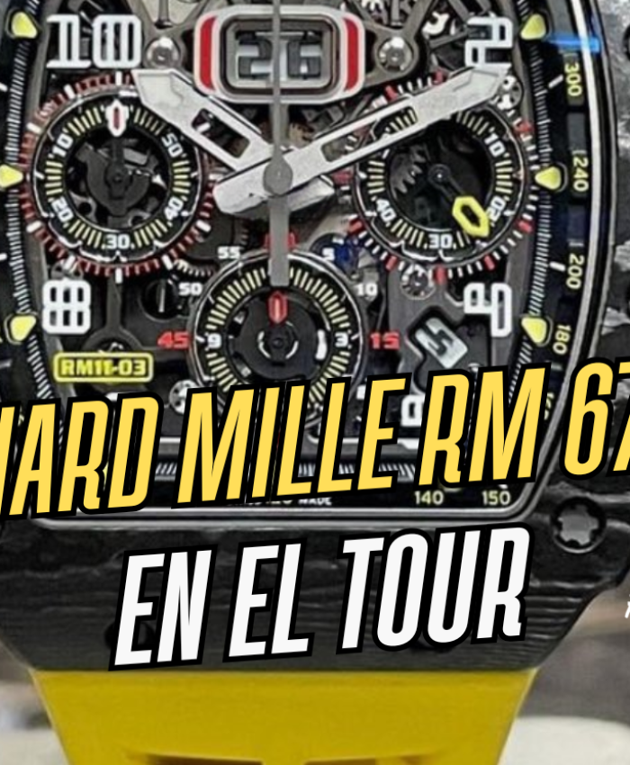 El Richard Mille RM 67-02: El reloj ultraligero que compite en el Tour de Francia